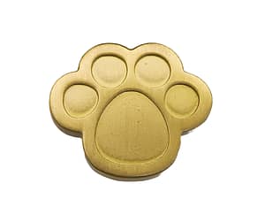 KED.0031.DOU_.ESC_.PAT - Puxador Mobiliário de Bronze Maciço Dourado