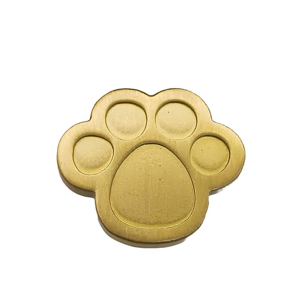KED.0031.DOU_.ESC_.PAT - Puxador Mobiliário de Bronze Maciço Dourado